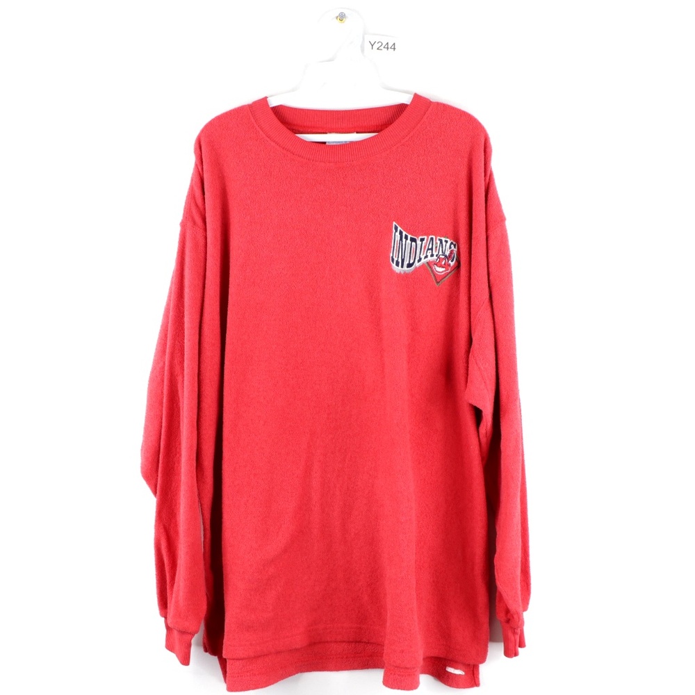 Vintage Cleveland Indians Terry Cloth Sweatshirt